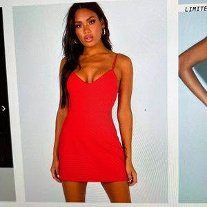 Novella Mini Dress Red